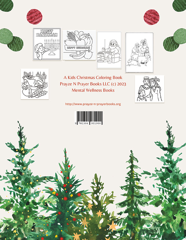 A Kids Christmas Coloring Book